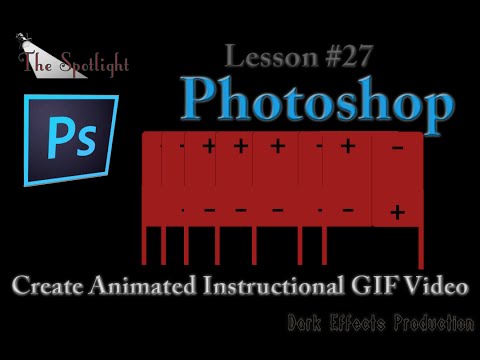 Adobe Photoshop Lesson 27 - Create Animated Instructional GIF Video