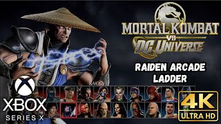 Mortal Kombat Vs Dc Universe Raiden Arcade Ladder Xbox Series Xs 4K Hdr No Commentary Gaming