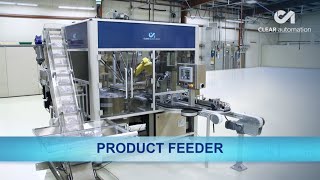 Automated Product Feeder Uses Two Fanuc Robots For Bottle Handling - Clear Automation