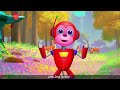 Five Little Monkeys Jumping On The Bed | Part 2 - The Robot Monkeys | ChuChu TV Kids Songs