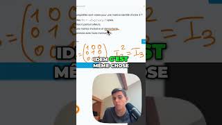 Matrice Involutive Et Idempotente