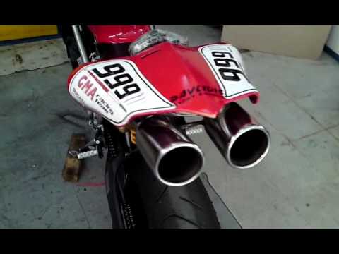 Ducati 999 Racing. ducati 999s racing exhaust by