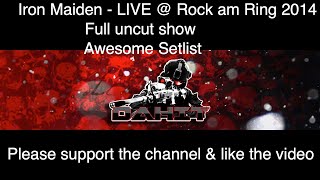 Iron Maiden Live at Rock am Ring 2014 Full uncut show