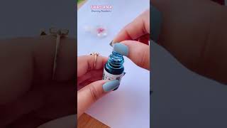 Crystal Elegant Flower Glass Dip Pen Review || Fountain Pen with Ink Penholder #