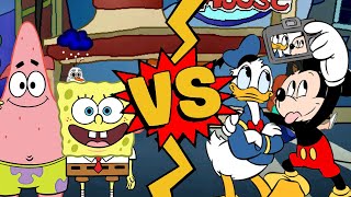 M.u.g.e.n Battles Spongebobpatrick Star Vs Donald Duckmickey Mouse Spongebob Vs Disney