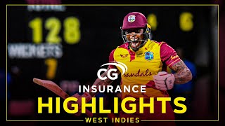 Highlights | West Indies vs Sri Lanka | Fabian Allen finish with fireworks | 3rd CG Insurance T20I