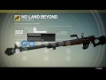 DESTINY NO LAND BEYOND REVIEW! Destiny Exotic No Land Beyond Review & Multiplayer Gameplay