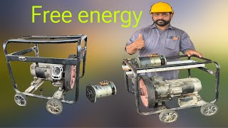 Make A Free Energy 220V Gasoline Generator Converting To Free Energy Generator