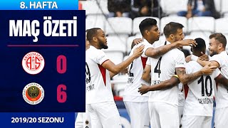 ÖZET: Antalyaspor 0-6 Gençlerbirliği | 8. Hafta - 2019/20