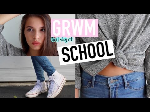 GRWM: First Day of School! â¤ï¸ - YouTube