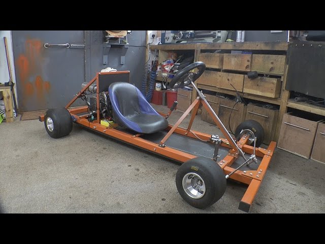 Colin Furzes Makes A Motorised Go Cart With Simple Tools - Video