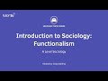 What is Functionalism? | Introduction to A-Level Sociology