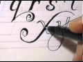 Fancy Cursive Writing - How To Write ABC in Fancy Letters