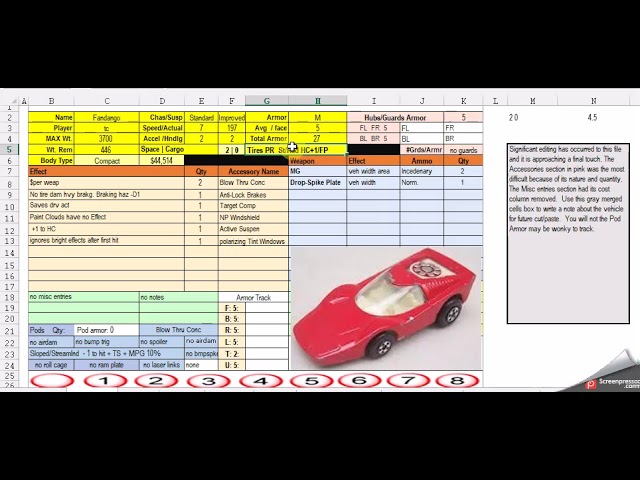 TD spreadsheetupdate