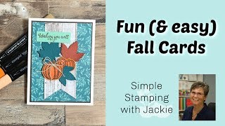 Card Making For Fall With Die Cutting Tips