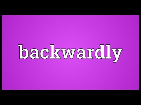 Header of backwardly