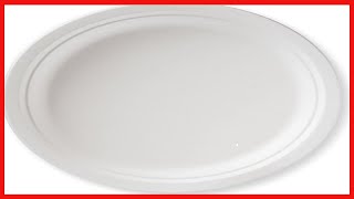 Great Product - Susty Party 10-Inch Compostable Round Plates 50-Count, Sugarcane Heavy Duty Dispo