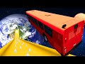 Jumping Over PLANETS in Buses with MASSIVE RAMPS in BeamNG Drive Mods!