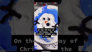 Melting Snowman Craft⛄️ (Easy After Christmas Craft) #short