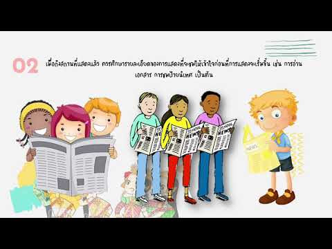 การเป็นผู้ชมที่ดี วิชานาฏศิลป์ ป.1