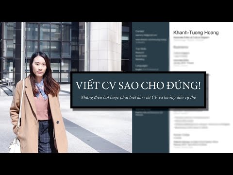Mẹo và Cách Viết CV Xin Việc Tiếng Anh Cho Sinh Viên Mới Ra Trường | Du học sinh Canada
