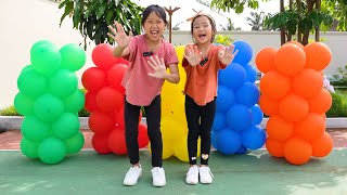 Keysha & Sheena Belajar Warna Dengan Balon - Have Fun Playtime With Color Song