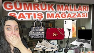 GÜMRÜĞE TAKILAN MARKA ÜRÜNLERİ ÇOK UCUZA ALMAK 😮 BALENCIAGA, GUCCI, DIOR, RAY-BA