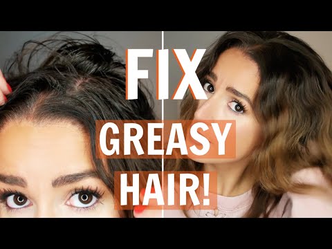 Make GREASY/FINE Hair Look FULL/CLEAN!! - YouTube