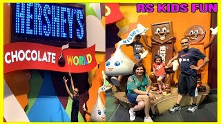 Family fun tour at Hershey's Chocolate Factory with RS Kids|Hershey's Chocolate World RS Kids Fun