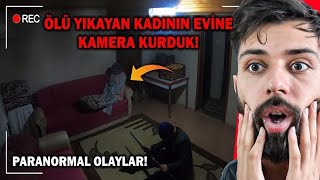 Ölü Yikayan Kadinin Evi̇ne Gi̇zli̇ Kamera Koyduk Paranormal Olaylar