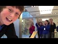 dancing at the apple store