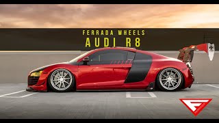 Bagged Audi R8 | Ferrada Wheels Fr4