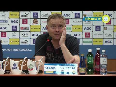 Tiskov konference domcho trenra po zpase s Pbram (27.4.2019)
