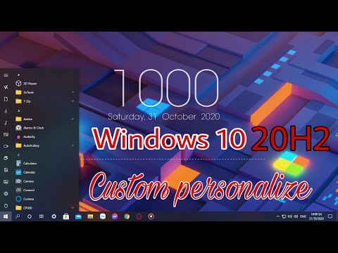 Hướng dẫn | Custom giao diện Win10 20H2 | Modernized version