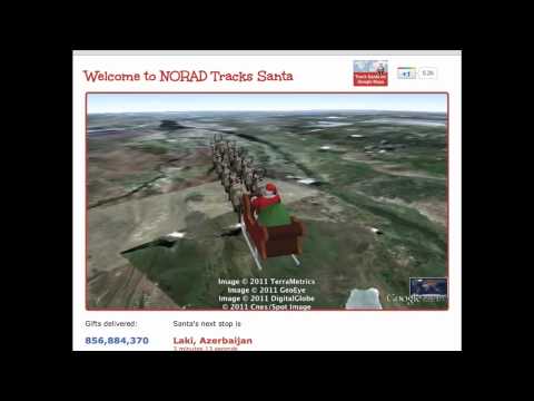 VIDEO: WATCH the NORAD Santa Tracker: Track Santa Claus Christmas ...