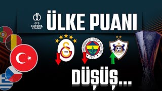 Avrupa Ligi De Yaramadı Makas Artık Çok Açık Ülke Puanı Izi