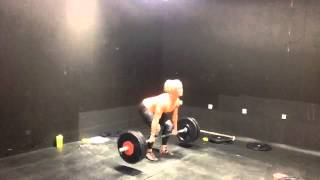 Clean 82 x 1 rep by Sara Sigmundsdóttir