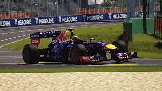 Albert Park Onboard Hotlap - Mark Webber - 125.242 F1 2013