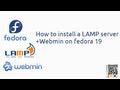 How to install a LAMP server on fedora 19 - Mysql(MariaDB) , PHP and Apache + Webmin [HD]