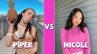 Piper Rockelle Vs Nicole Laeno Tiktok Dances Compilation