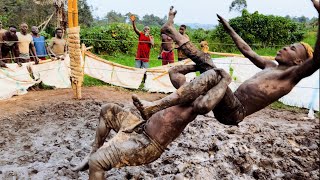 Wwe Africa Wrestling Action-Packed Mud Wrestling Hamis D Vs Anoa Softground Wrestling