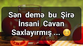 Bu Şirə Insani Cavan Saxlayir - Hamilə Xanimlar Üçündə Çox Xeyrlidi - Kişilər Üçündə Faydalidir 2020