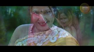 Beautiful Bhakti Narula Expression Video Red And Yellow Saree Full Hd 2021