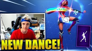 NINJA REACTS *NEW* STAR POWER DANCE/EMOTE - Fortnite Best & Funny Moments (Fortnite Battle Royale)