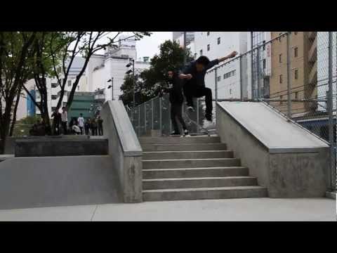 Element Make it Count Tour - Miyashita skate park demo 2012