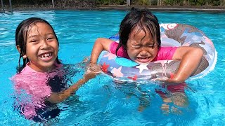 Afsheena Nangis Di Kerjain Keysha Di Kolam Renang | Kids Playing In The Swimming Pool
