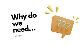 "Why Do We Need the Bible?" - Pastor Juanfer Monsalve