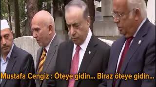 Galatasaray Başkan Adayı Eşref Hamamcıoğlu Ile Eski Başkan Mustafa Cengiz Arasında Gergin Anlar