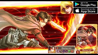 Titan Clash Android game-Get Blazing Levi with me