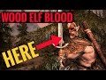 Skyrim REMASTERED - Wood Elf Blood (Where to Harvest - VERY EASY)